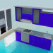 3D Modell Ecke in der Küche - Vorschau
