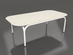 कॉफ़ी टेबल (सफ़ेद, डेकटन डेने)
