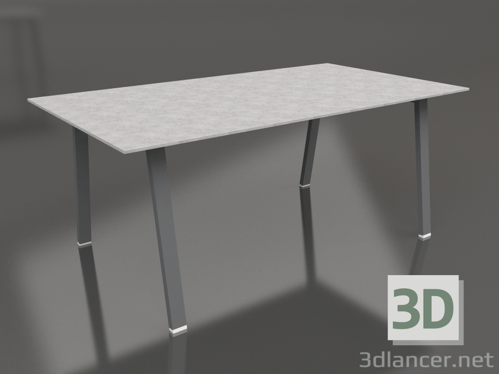 modello 3D Tavolo da pranzo 180 (Antracite, DEKTON) - anteprima
