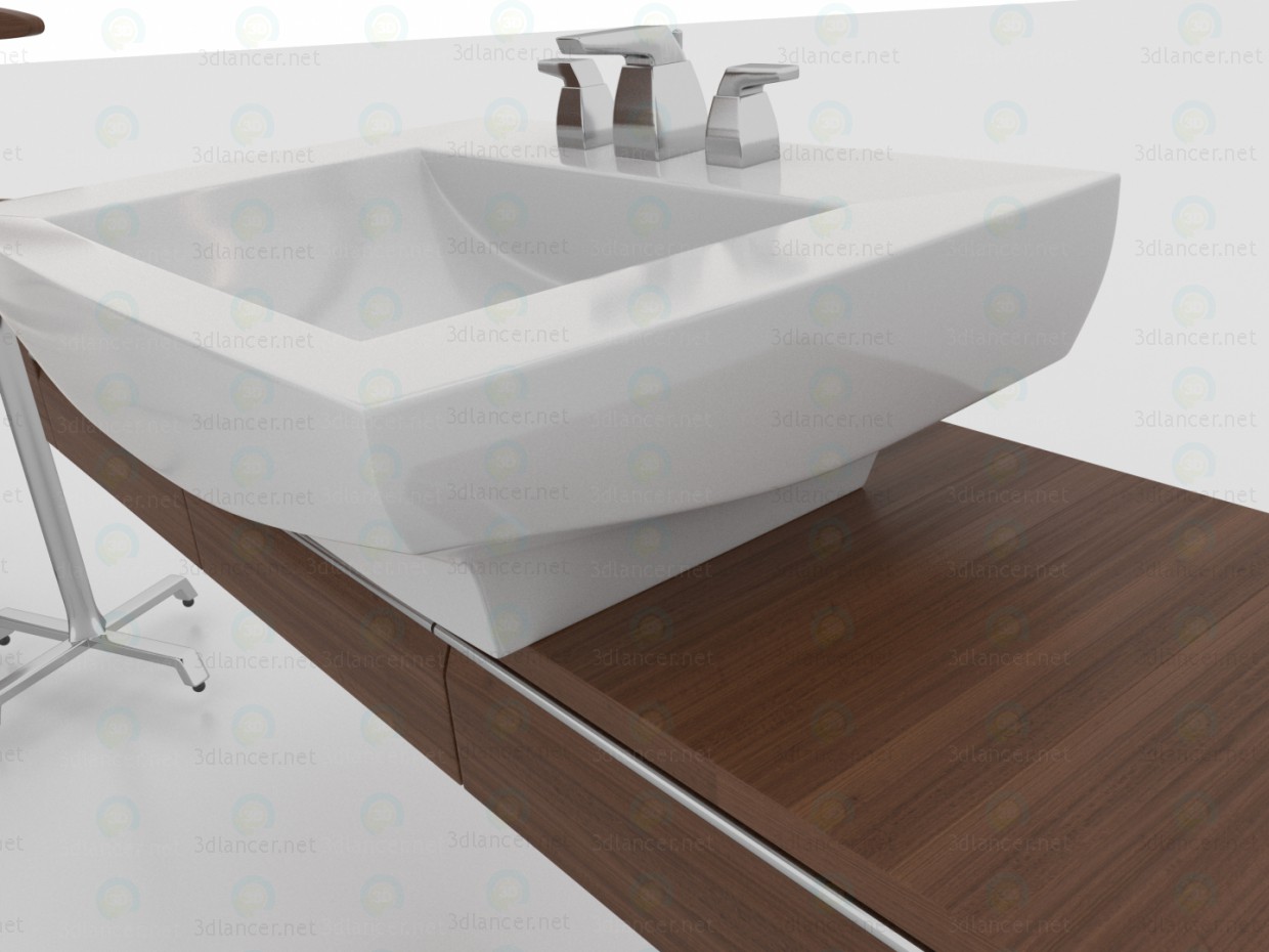 3d Villeroy and Boch BELLEVUE & collection model buy - render 3d Villeroy and Boch BELLEVUE & collection model buy - render