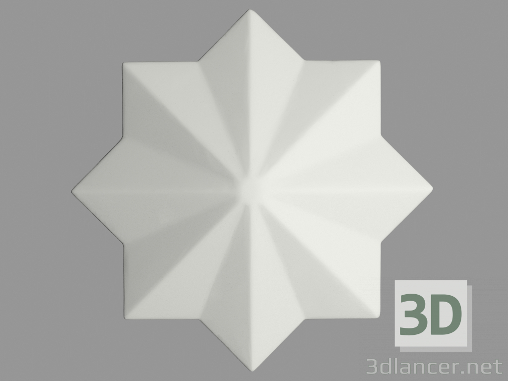 modello 3D Decorazione murale (Ф141) - anteprima