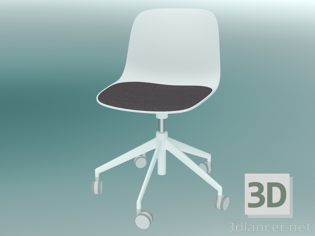 3d model Chair with castors SEELA (S340) - preview