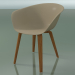 3D Modell Sessel 4203 (4 Holzbeine, Teak-Effekt, PP0004) - Vorschau