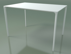 Стол прямоугольный 0801 (H 74 - 79x120 cm, laminate Fenix F01, V12)