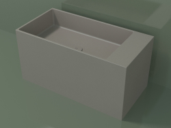 Tezgah üstü lavabo (01UN42102, Clay C37, L 72, P 36, H 36 cm)