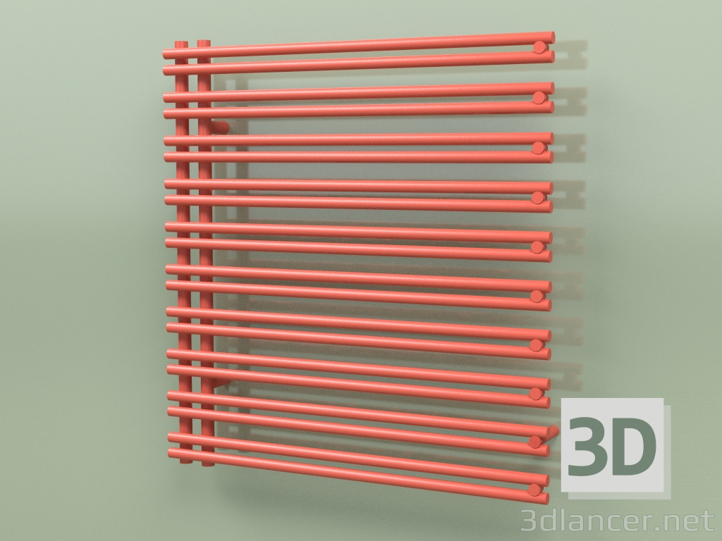 3D Modell Beheizter Handtuchhalter - Ratea (800 x 750, RAL - 2002) - Vorschau