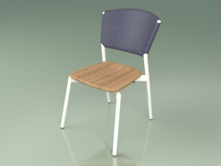 Cadeira 020 (Metal Milk, Azul)