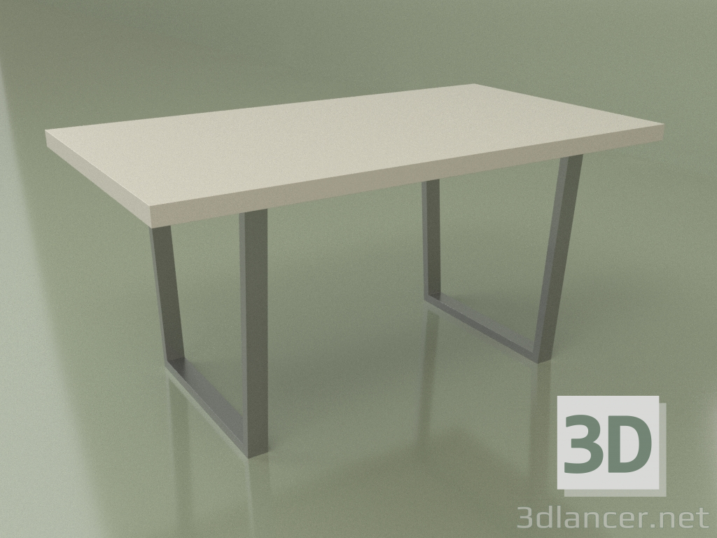modèle 3D Table à manger Moderne (Frêne) - preview
