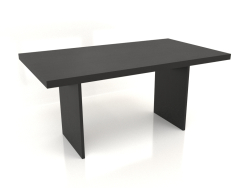 डाइनिंग टेबल डीटी 13 (1600x900x750, लकड़ी का काला)