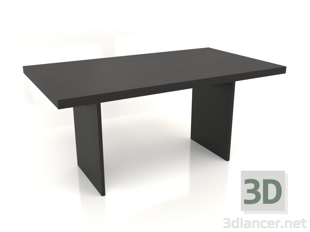 modello 3D Tavolo da pranzo DT 13 (1600x900x750, legno nero) - anteprima