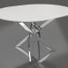 3D modeli Katlanır masa Charly 100-129 (beyaz-krom) - önizleme