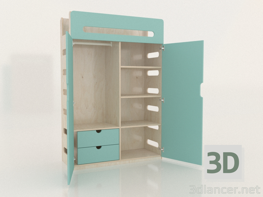 modèle 3D Armoire ouverte MOVE WC (WTMWC2) - preview