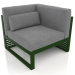 3D Modell Modulares Sofa, Abschnitt 6 rechts, hohe Rückenlehne (Flaschengrün) - Vorschau