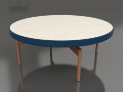 Round coffee table Ø90x36 (Grey blue, DEKTON Danae)
