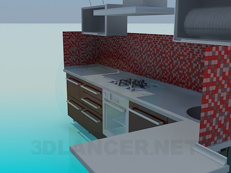 3d модель Кухня – превью 3d модель Кухня – превью