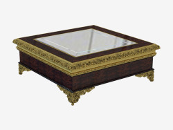 Coffee table square in classical style 428