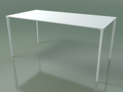 Rectangular table 0802 (H 74 - 79x160 cm, laminate Fenix F01, V12)