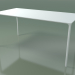 3D Modell Rechteckiger Tisch 0802 (H 74 - 79x160 cm, Laminat Fenix F01, V12) - Vorschau