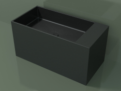 Countertop washbasin (01UN42102, Deep Nocturne C38, L 72, P 36, H 36 cm)
