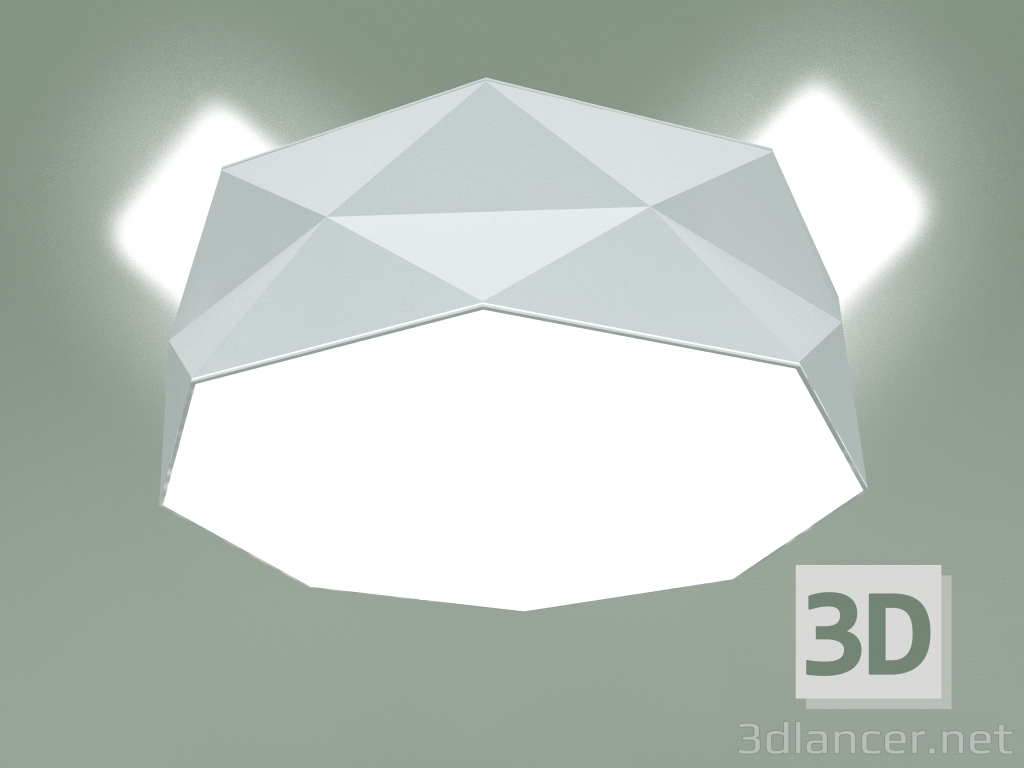modello 3D Lampada da soffitto 1566 (bianco) - anteprima