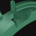 anillo baguette 3D modelo Compro - render