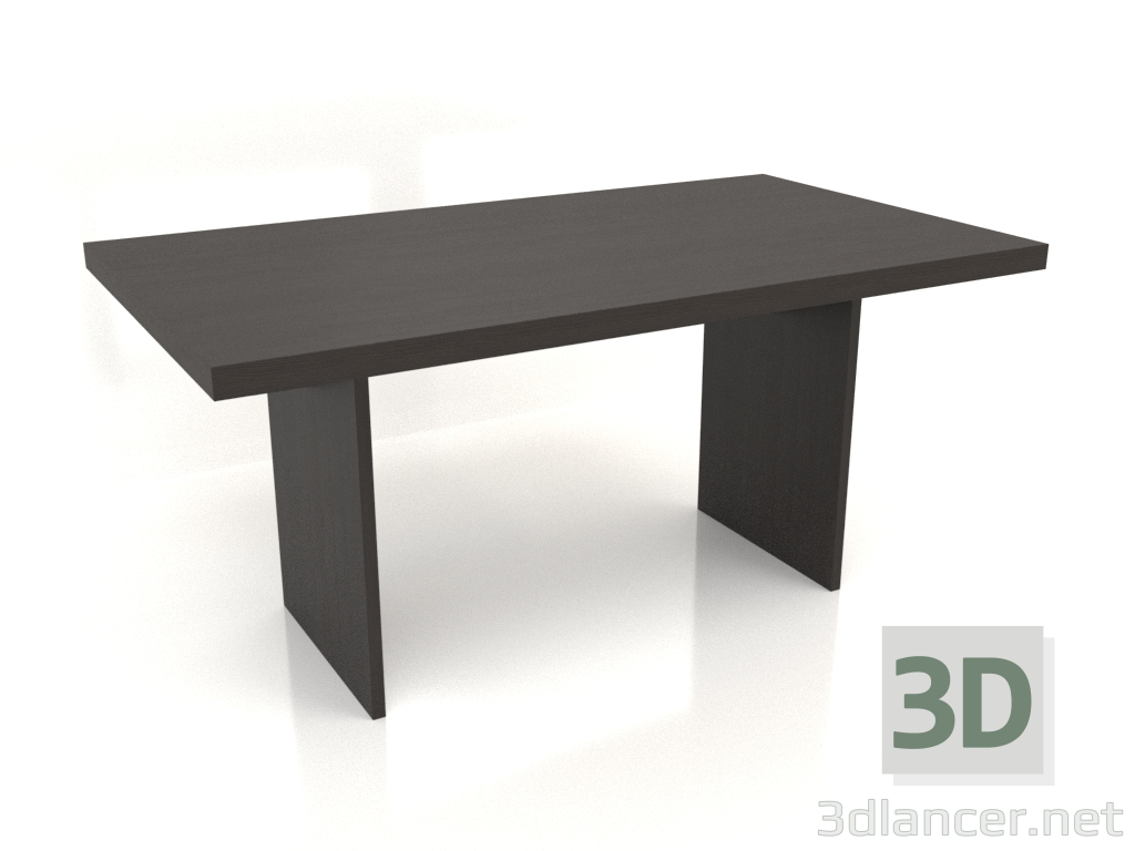 3D Modell Esstisch DT 13 (1600x900x750, Holzbraun dunkel) - Vorschau