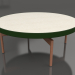 modèle 3D Table basse ronde Ø90x36 (Vert bouteille, DEKTON Danae) - preview