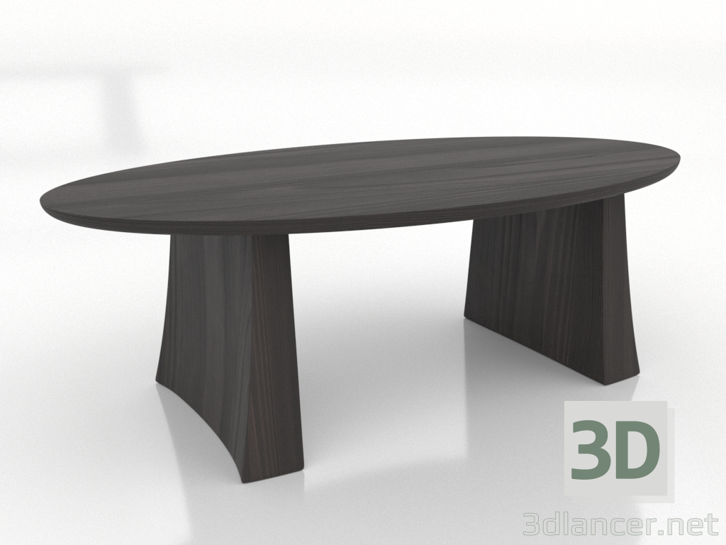 3d model Mesa de comedor ovalada SANDCASTLE - vista previa 3d model Mesa de comedor ovalada SANDCASTLE - vista previa