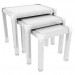 3D Modell Tisch Falten Croco edlem weiß (3 Stück pro Set) - Vorschau