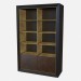 3d model Bookcase with two sections of the Don Giovanni Z02 - preview