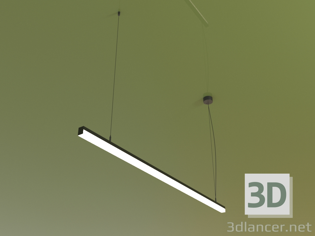 modello 3D Corpo illuminante LINEAR P2526 (1250 mm) - anteprima