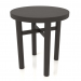 3d model Stool (straight end) JT 032 (D=400x430, wood brown dark) - preview