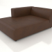 3d model Chaise longue 177 with an armrest on the right - preview