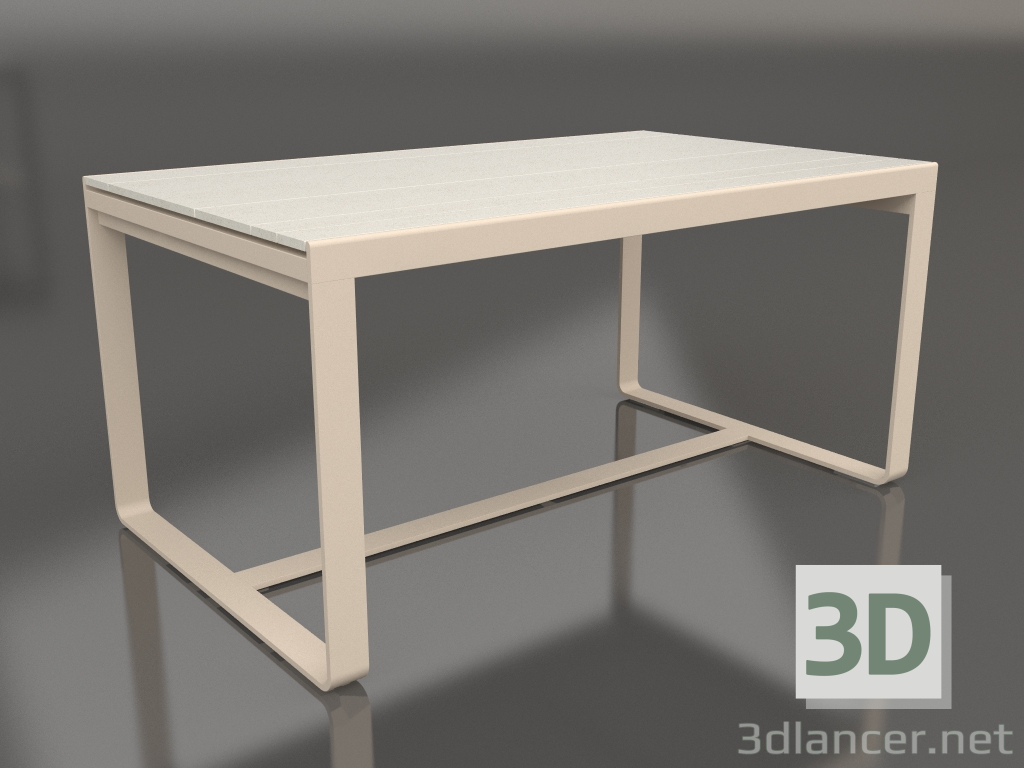 modello 3D Tavolo da pranzo 150 (DEKTON Danae, Sabbia) - anteprima