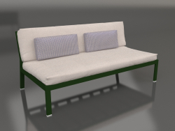 Sofa module, section 4 (Bottle green)