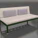 Modelo 3d Módulo sofá, seção 4 (verde garrafa) - preview