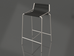 Semi-bar chair Noel H67 (Steel Base, Black Flag Halyard)