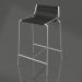 3d model Semi-bar chair Noel H67 (Steel Base, Black Flag Halyard) - preview