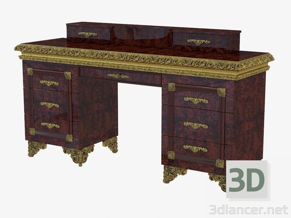 3 डी मॉडल क्लासिक शैली 480 में ड्रेसिंग टेबल - पूर्वावलोकन