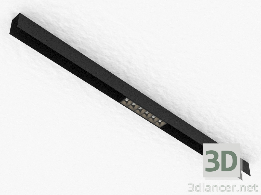 Modelo 3d A lâmpada LED para o barramento magnética (DL18781_06M Black) - preview