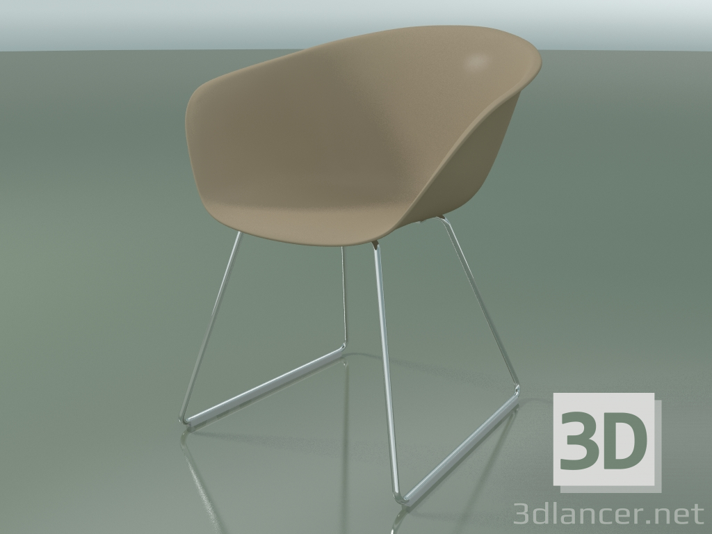 modello 3D Sedia 4200 (su una slitta, PP0004) - anteprima