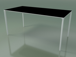 Table rectangulaire 0802 (H 74 - 79x160 cm, stratifié Fenix F02, V12)