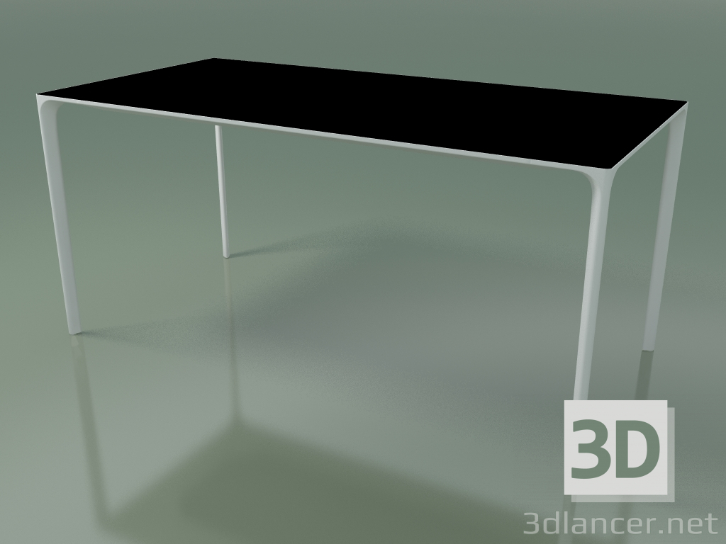3D Modell Rechteckiger Tisch 0802 (H 74 - 79x160 cm, Laminat Fenix F02, V12) - Vorschau