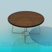 3d model Low round table - preview