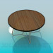 3d model Low round table - preview