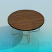 3d model Low round table - preview