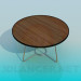 3d model Low round table - preview