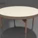 3d model Round coffee table Ø90x36 (Bronze, DEKTON Danae) - preview