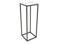 Console carrée (VERRE, 30x30x86)