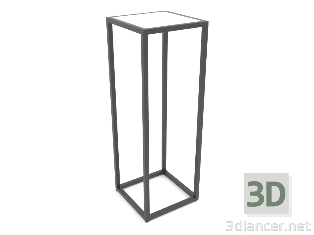 3d model Consola cuadrada (VIDRIO, 30x30x86) - vista previa